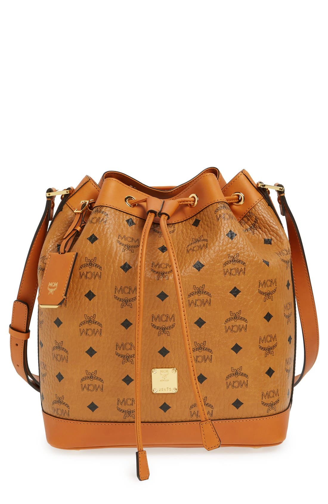 MCM 'Small Heritage' Coated Canvas Drawstring Bag Nordstrom
