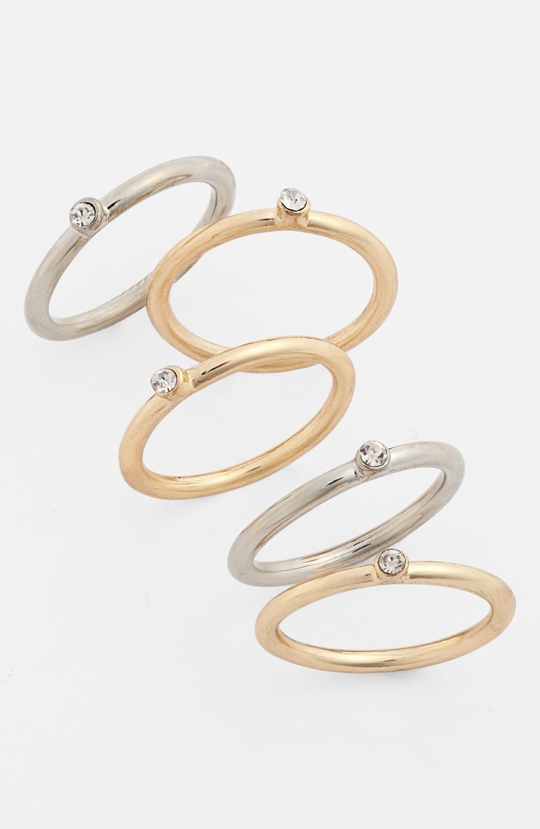 BP. Stackable Rings (Set of 5) (Juniors) Nordstrom