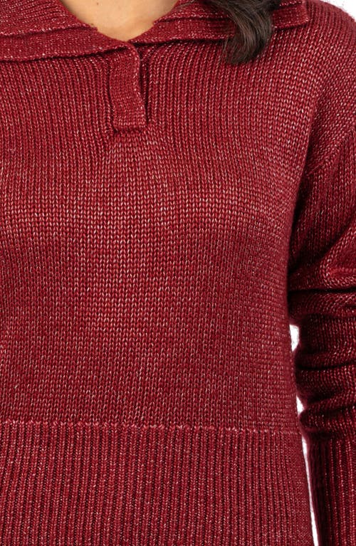 Shop Kut From The Kloth Anabel Henley Sweater In Wine