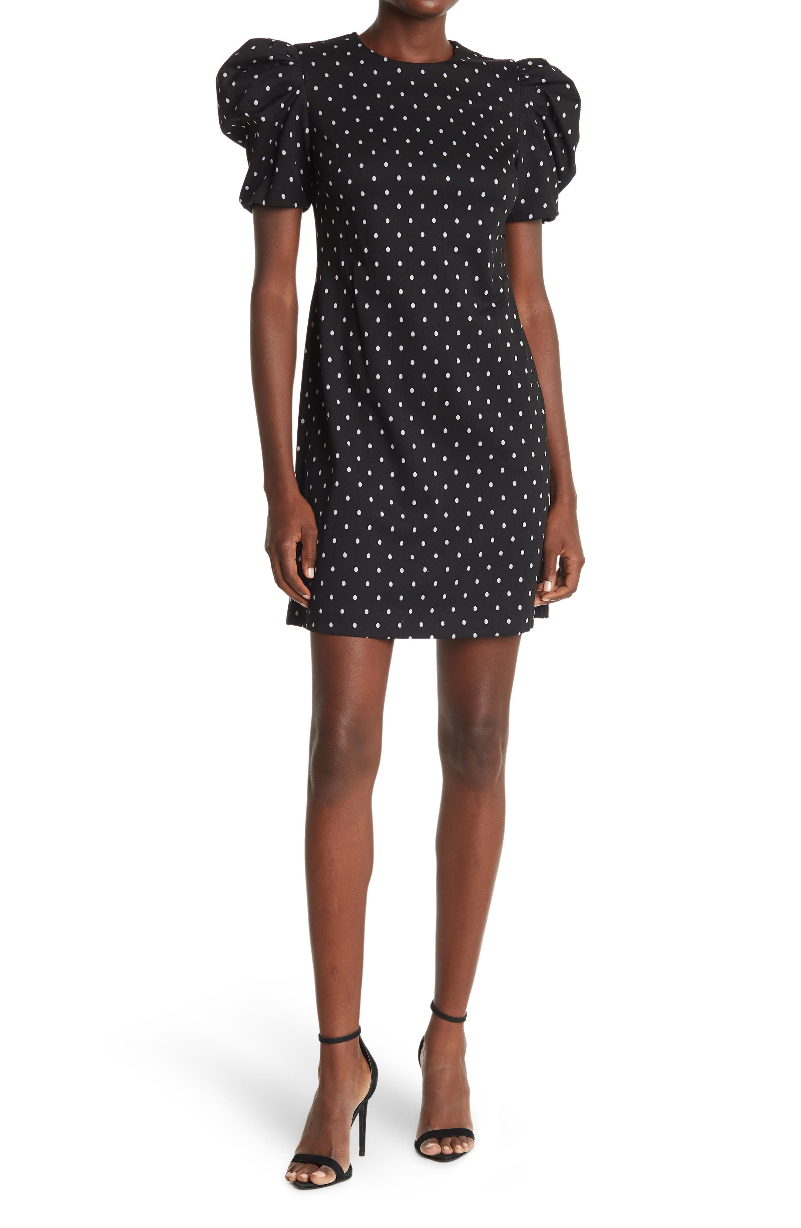 calvin klein polka dot dress