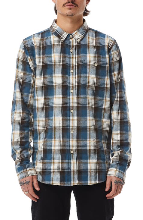 Cannon Long Sleeve Plaid Button-Up Shirt