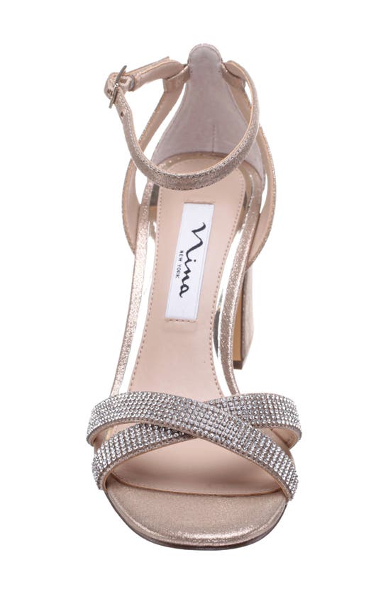 Shop Nina Quinley Ankle Strap Sandal In Blush Taupe
