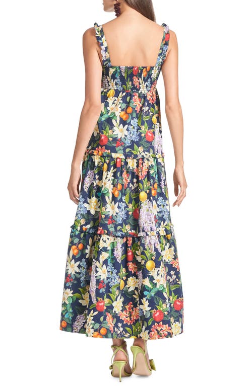 Shop Sachin & Babi Giorno Floral Stretch Cotton Sundress In Alto Giardino