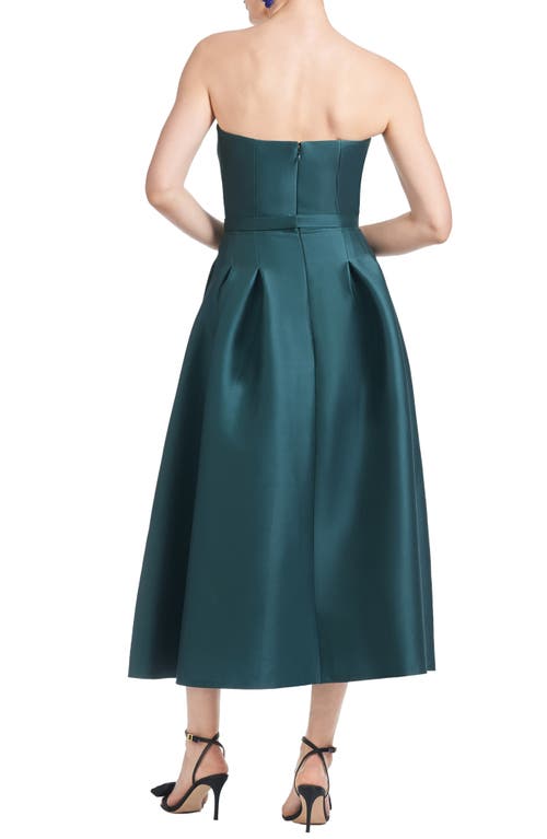 Sachin & Babi Shay Dress In Forest Green Placement Ikat
