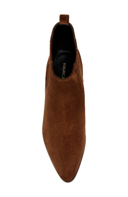 Shop Veronica Beard Alina Chelsea Boot In Cedar