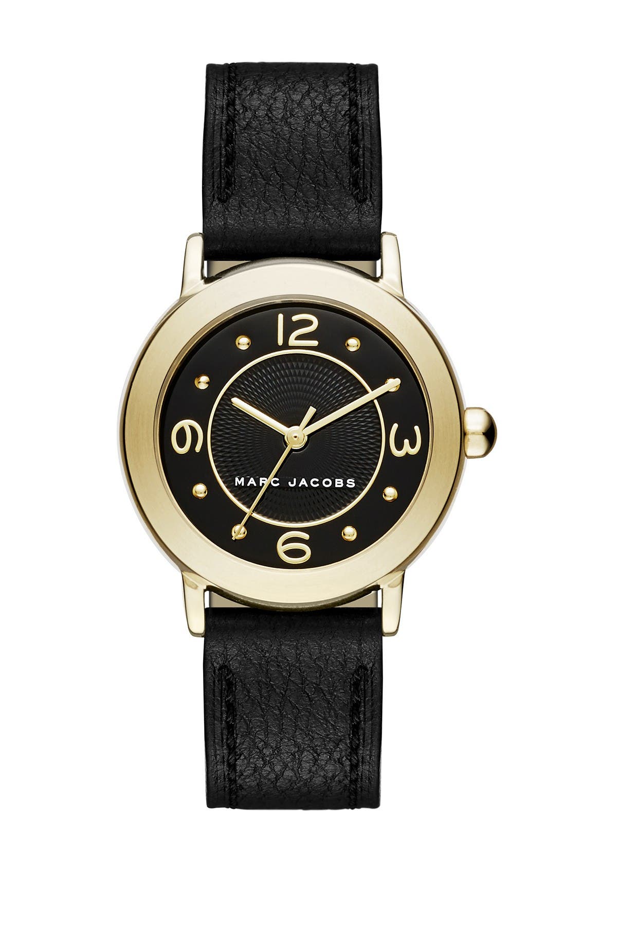 marc jacobs watch leather strap