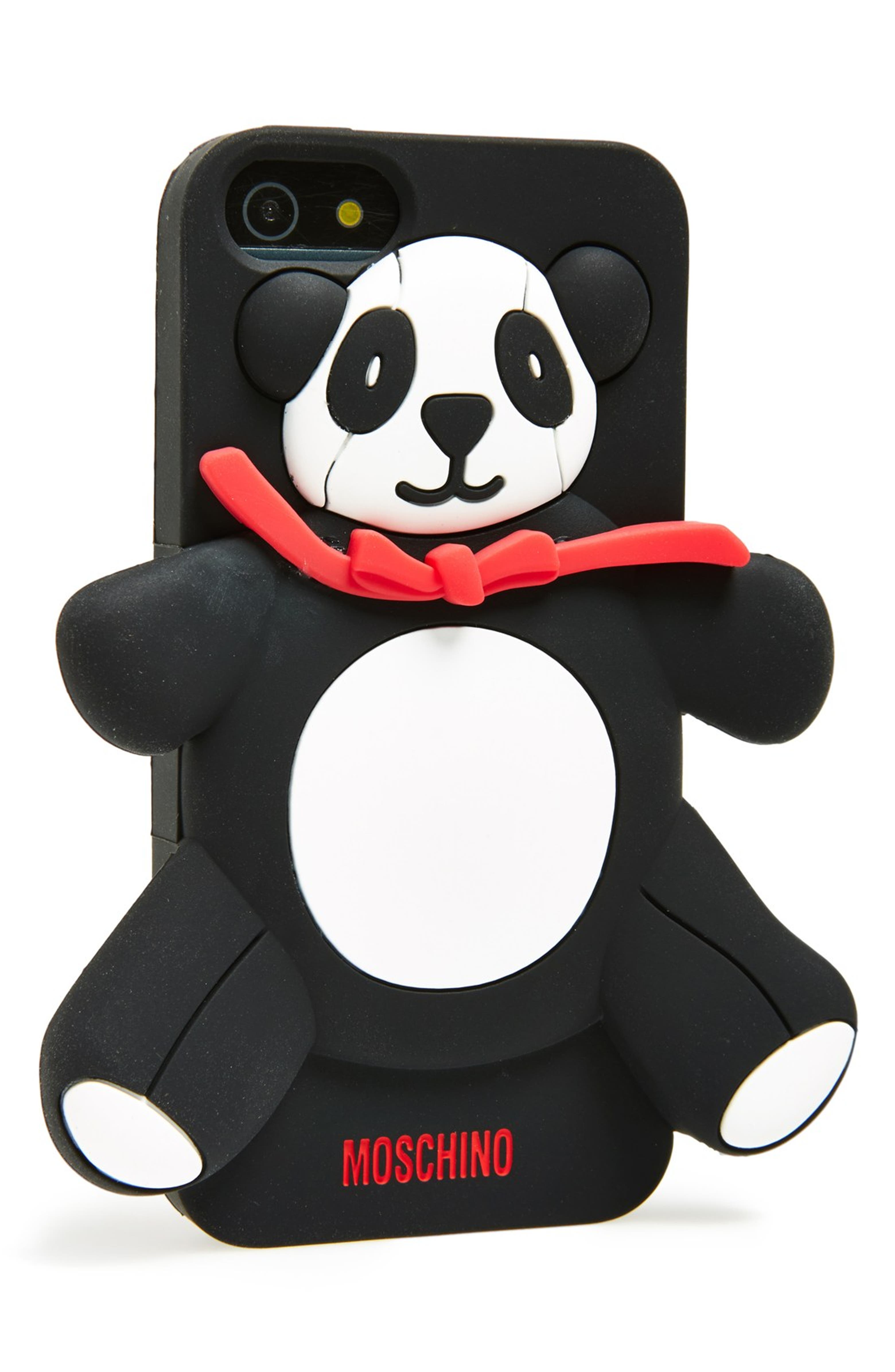 Moschino 'Panda Bear' 3D Rubber iPhone 5 Case | Nordstrom