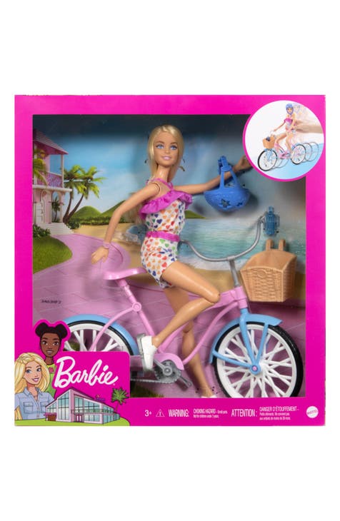 Barbie® Doll & Bicycle Playset
