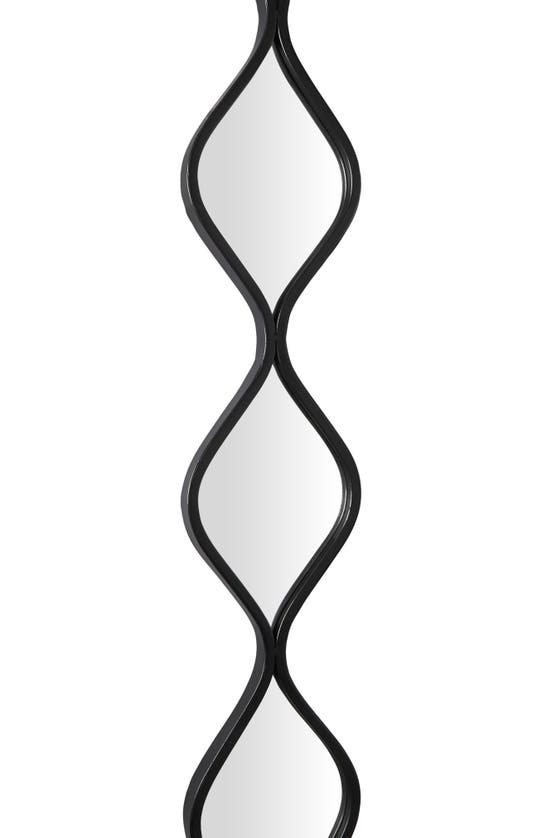 Vivian Lune Home Geometric Wall Mirror In Black