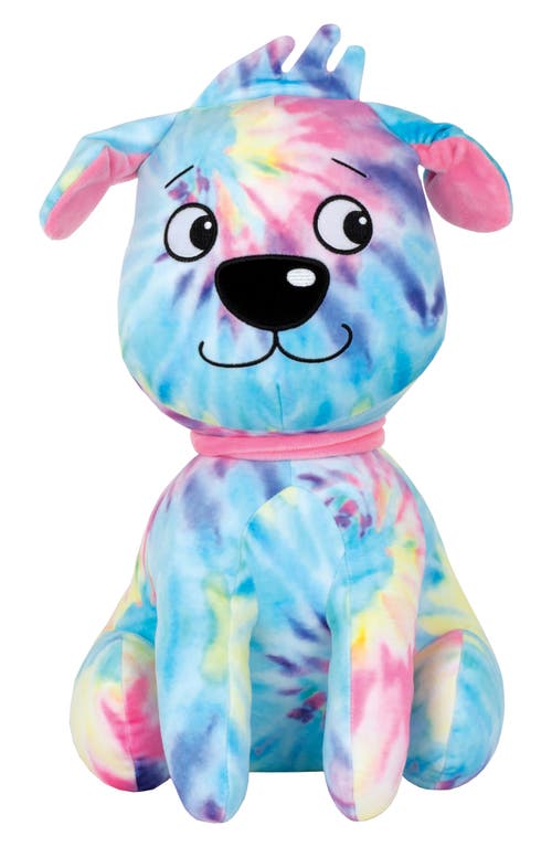Iscream Pastel Tie Dye Plush Dog in Multi