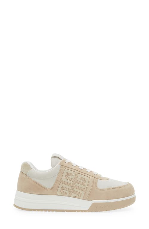 Shop Givenchy G4 Low Top Sneaker In Beige/white