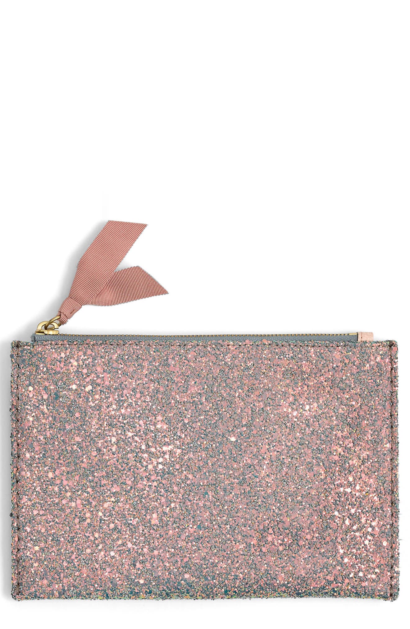 J.Crew Medium Glitter Pouch Nordstrom