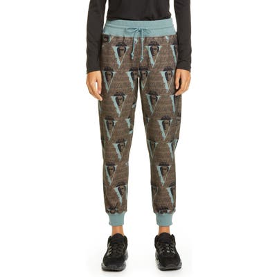 Undercover X Valentino Beethoven V-Print Jogger Sweatpants, (fits like 2-4 US) - Brown