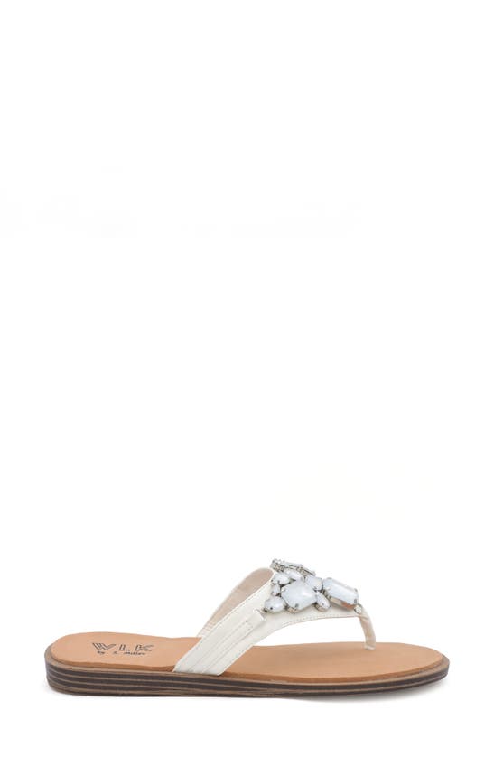 Wlk By S. Miller Myles Embellished Sandal In White