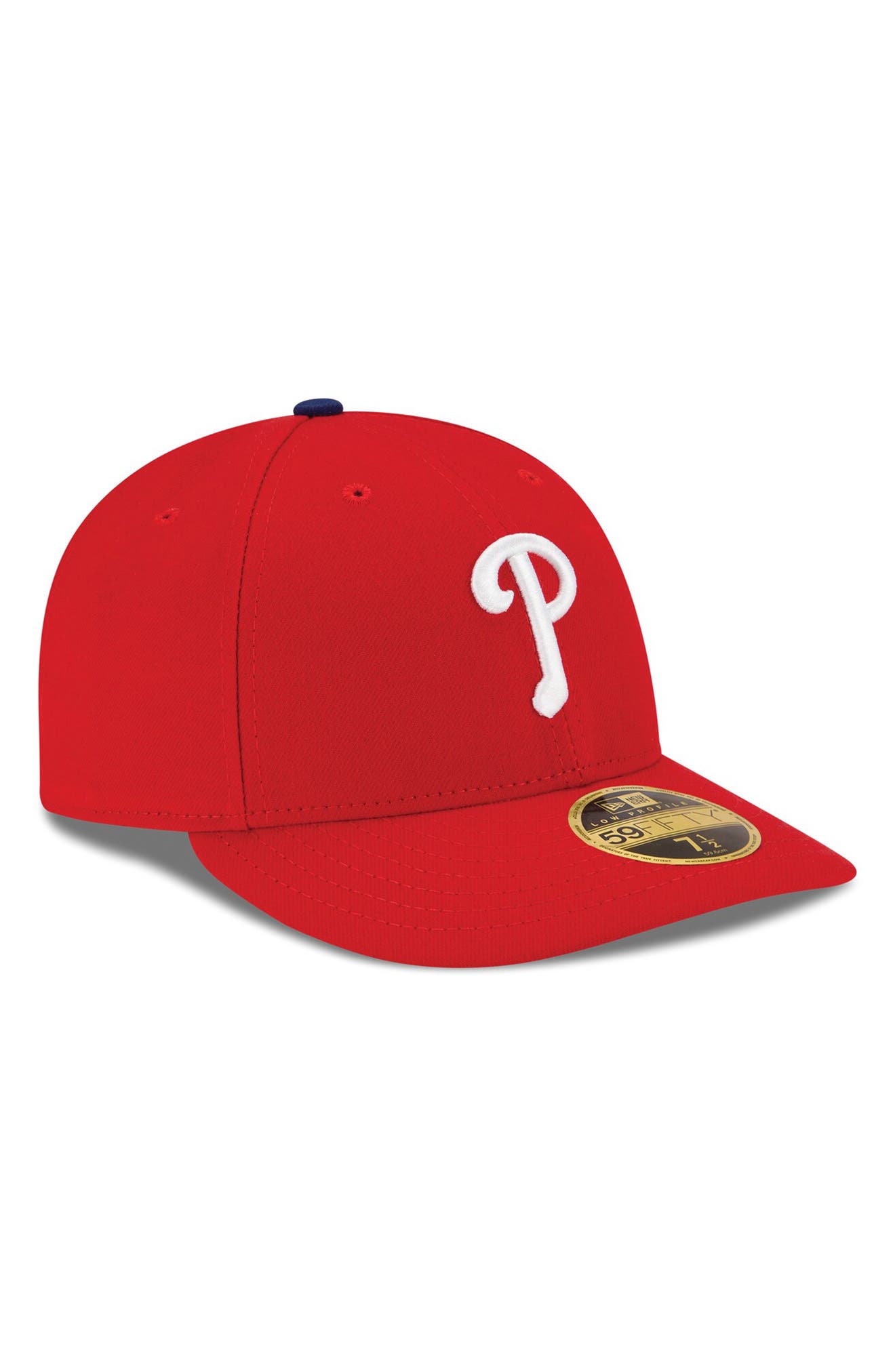 phillies low profile fitted hat