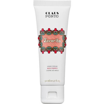 Claus Porto Favorito Red Poppy Hand Cream