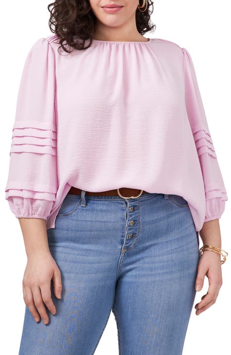 Pink Plus-Size Tops | Nordstrom