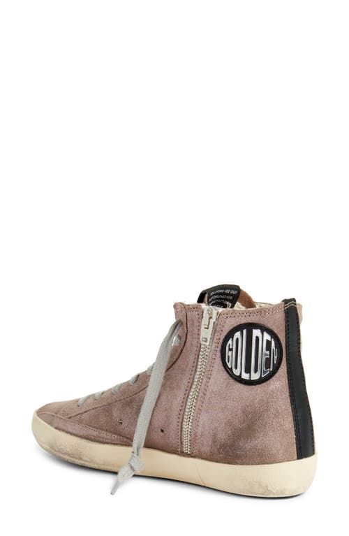 Shop Golden Goose Francy High Top Sneaker In Grey/black