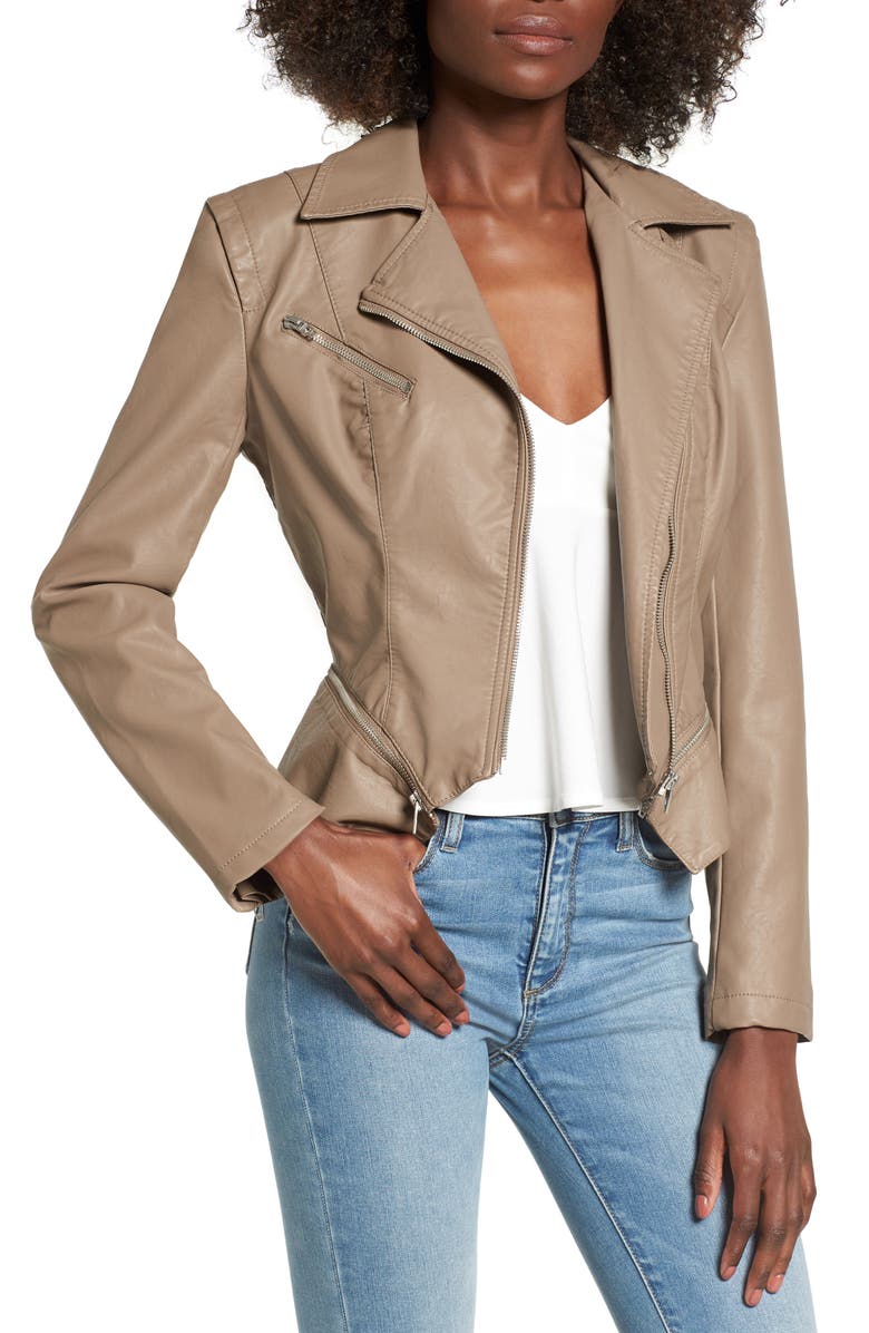 Blanknyc Faux Leather Moto Jacket Regular And Plus Size Nordstrom