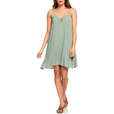 Roxy Full Bloom Swing Dress, Green