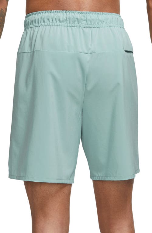 Shop Nike Dri-fit Unlimited 7-inch Unlined Athletic Shorts In Mineral/mineral/mineral