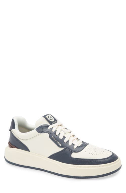 Shop Cole Haan Grandpro Crossover Sneaker In Ivory/blueberry