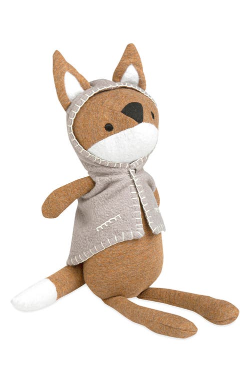 Shop Crane Baby Plush Cotton Stuffed Animal In Brown