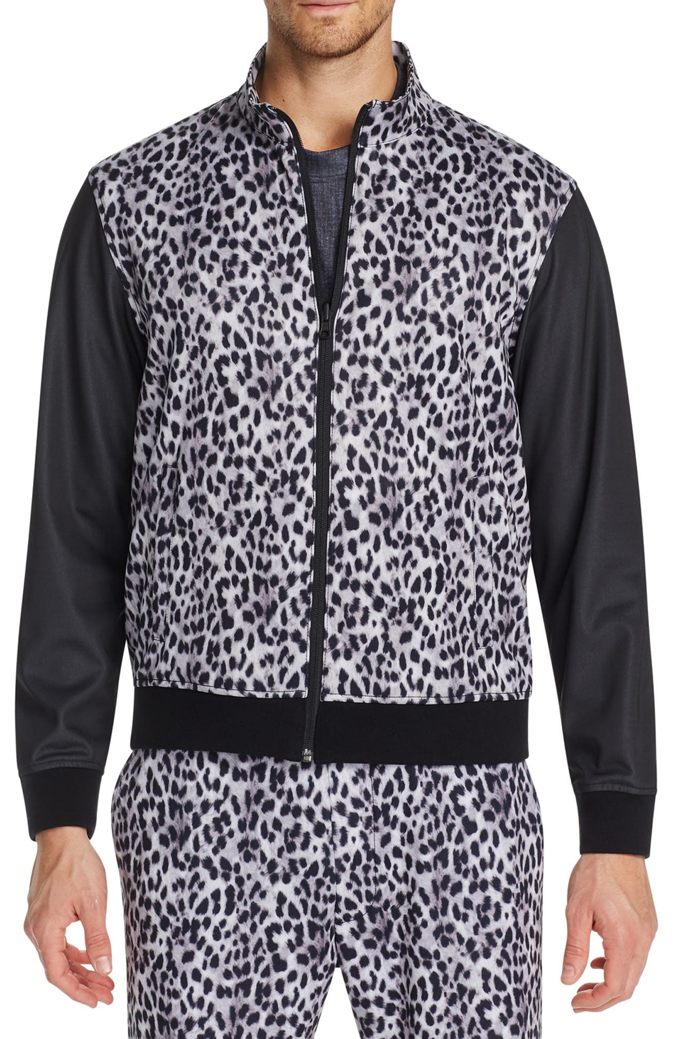 leopard track jacket