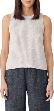 Organic Cotton Blend Sleeveless Sweater