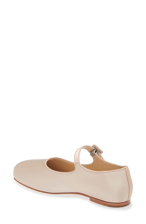 Sandy Liang Ssense Exclusive Pink Mary Jane Pointe Ballerina Flats In Ballet Satin