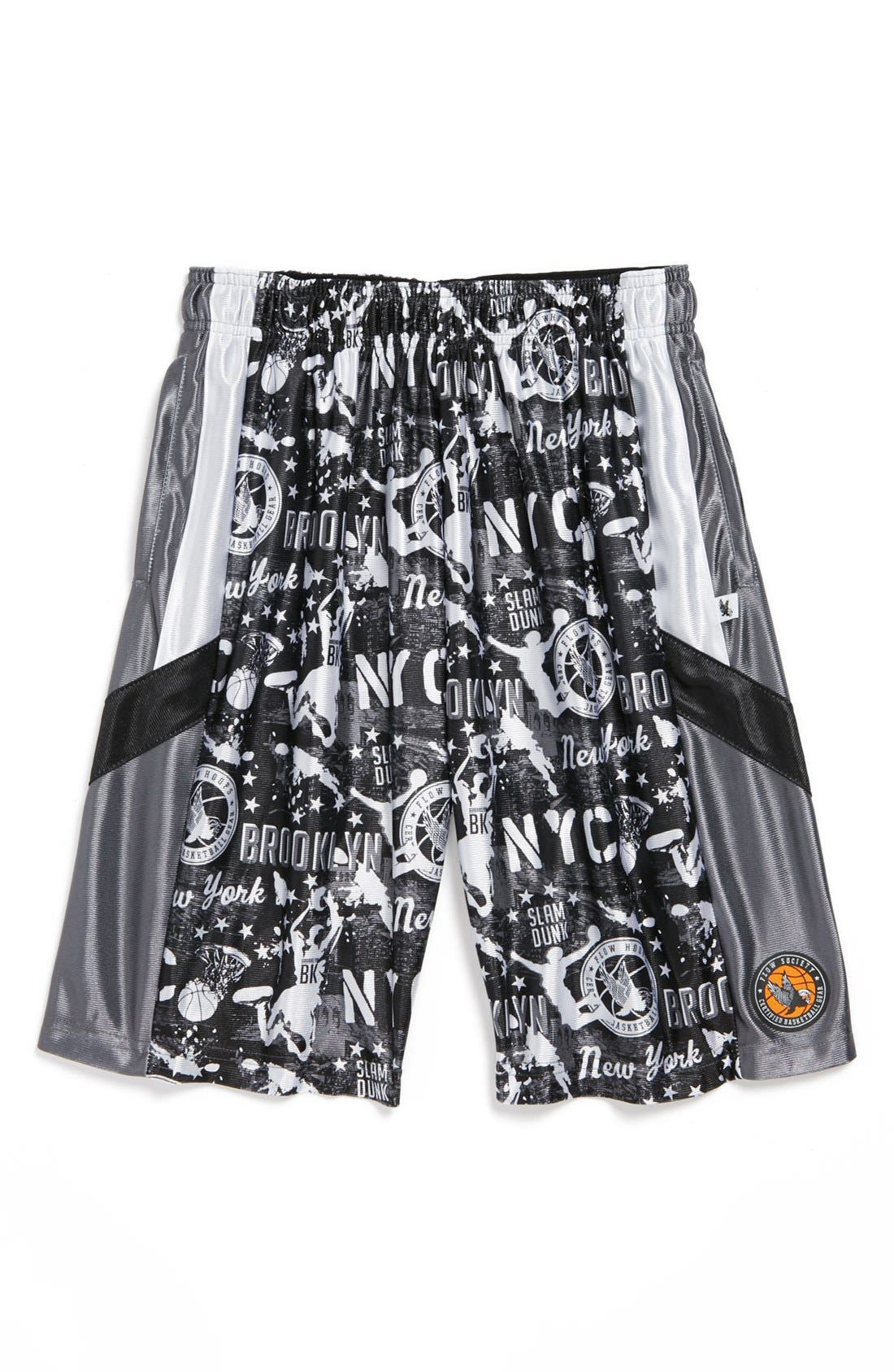 Flow Society Boys Big Brooklyn Basketball Shorts