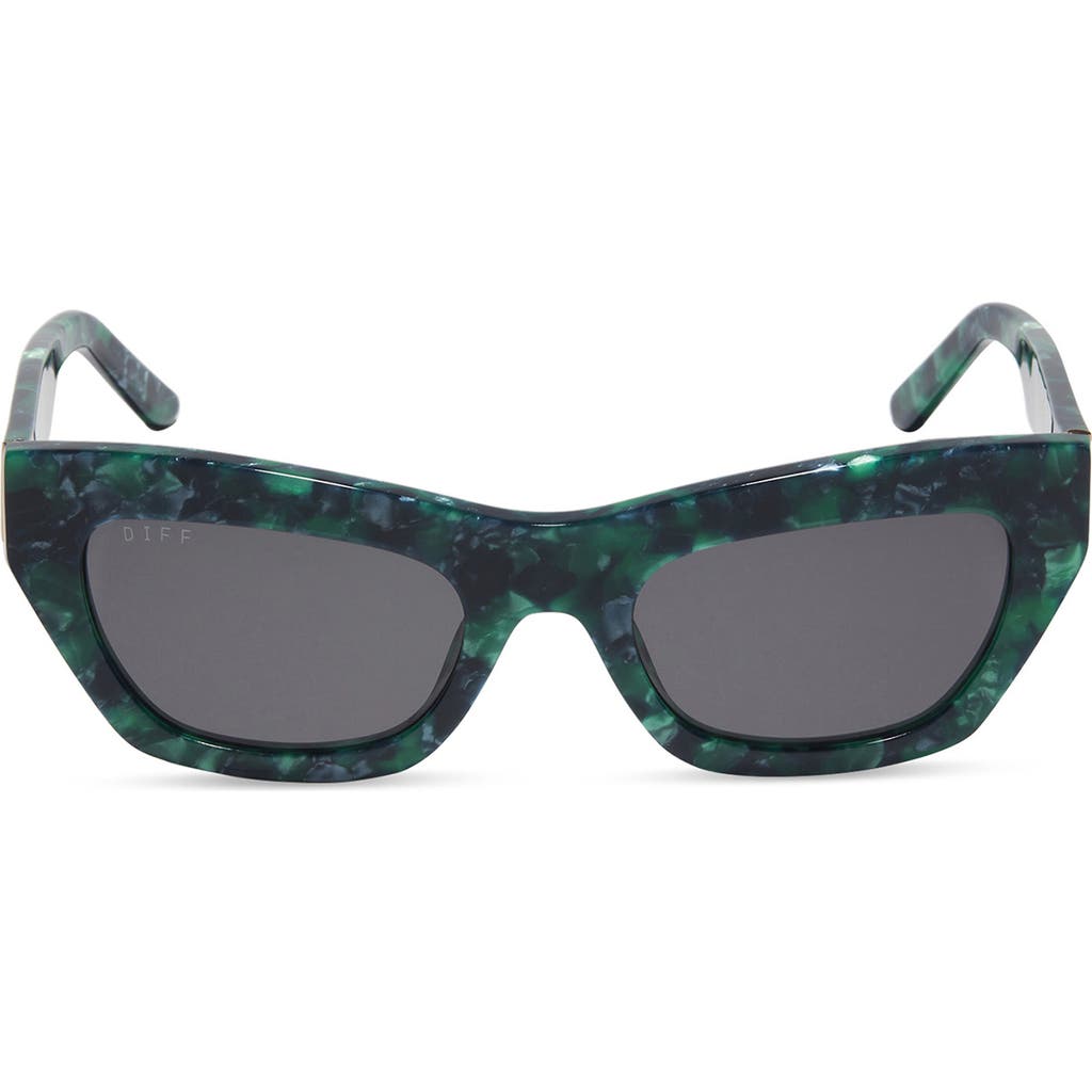 Diff Katarina 51mm Cat Eye Sunglasses In Dark Ivy