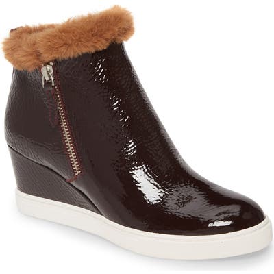Linea Paolo Foxie Bootie- Burgundy
