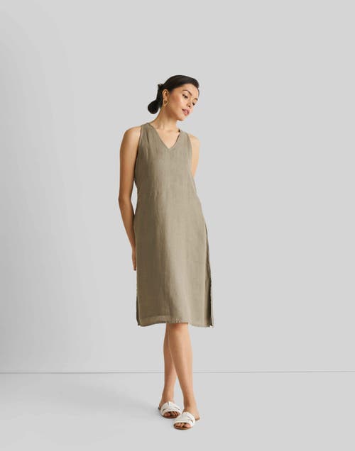 Reistor Reading Tea Leaves Dress In Dark Olive In Dark Green