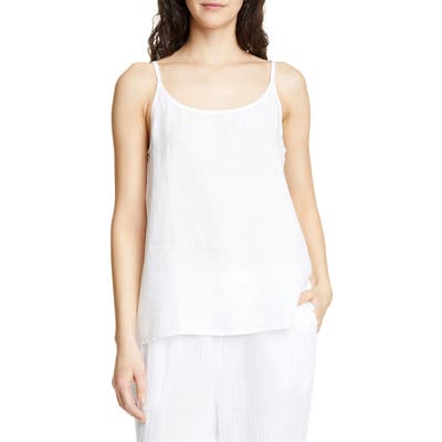Eileen Fisher Organic Linen Camisole, White