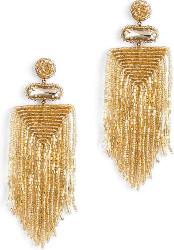 Deepa Gurnani Jody Beaded Tassel Earrings | Nordstrom