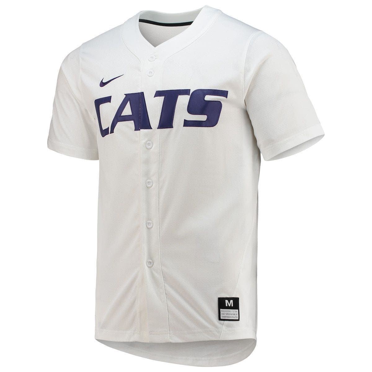 Nordstrom Men Sport & Swimwear Sportswear Sports Tops Mens White Kansas State Wildcats Replica Baseball Jersey at Nordstrom 