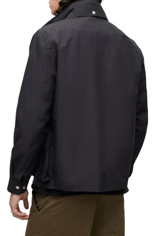 Shop Allsaints Maso Light Tech Jacket In Black/black