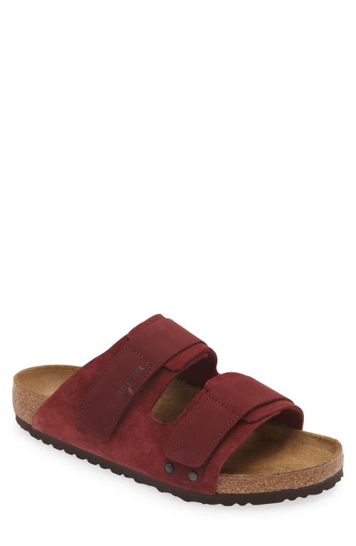 Shop Birkenstock Uji Slide Sandal In Zinfandel