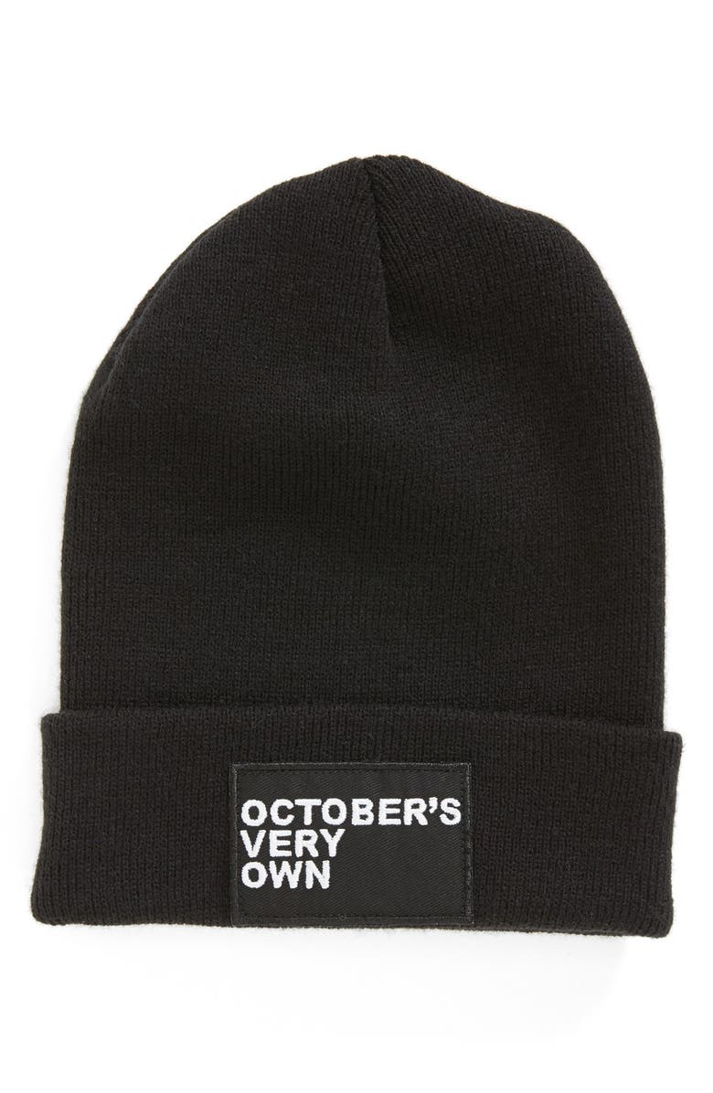 October S Very Own Ovo Patch Beanie Nordstrom