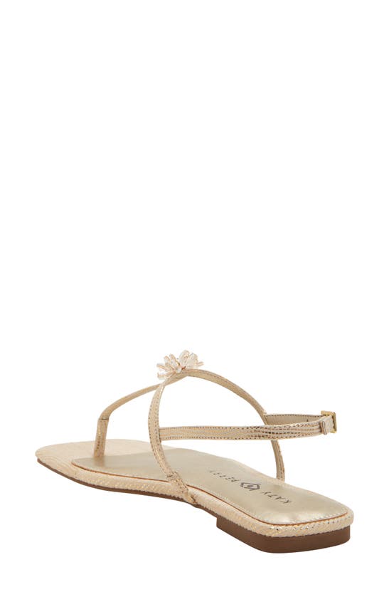 Shop Katy Perry The Camie T-strap Slingback Sandal In Gold