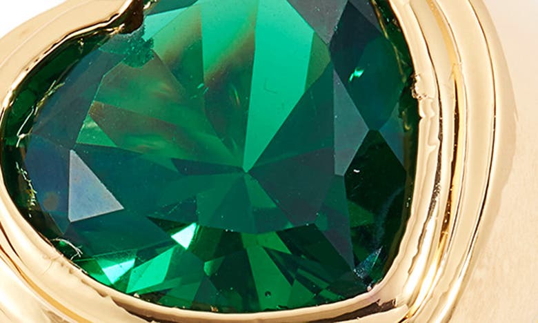 TIMELESS PEARLY GREEN HEART RING