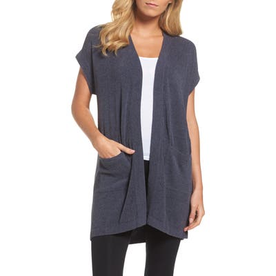 Barefoot Dreams Cozychic Ultra Lite Lounge Cardigan, Blue