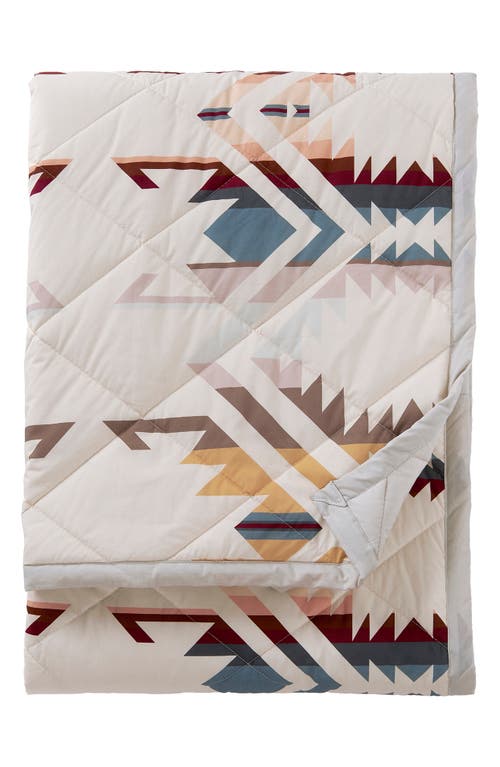 Pendleton Roll-Up Throw Blanket in White Sands at Nordstrom