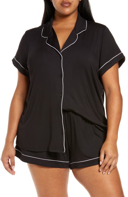Nordstrom Moonlight Eco Short Pajamas In Black