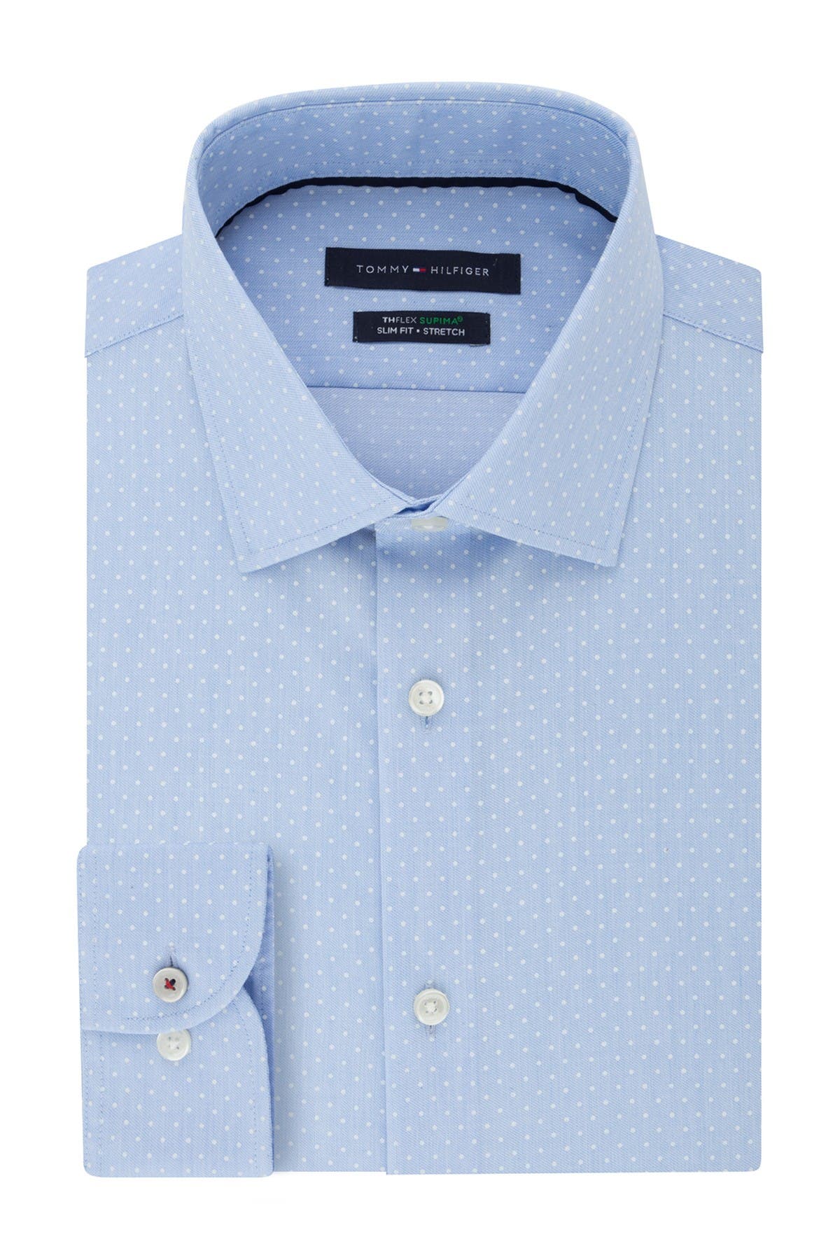 tommy hilfiger thflex supima slim fit stretch