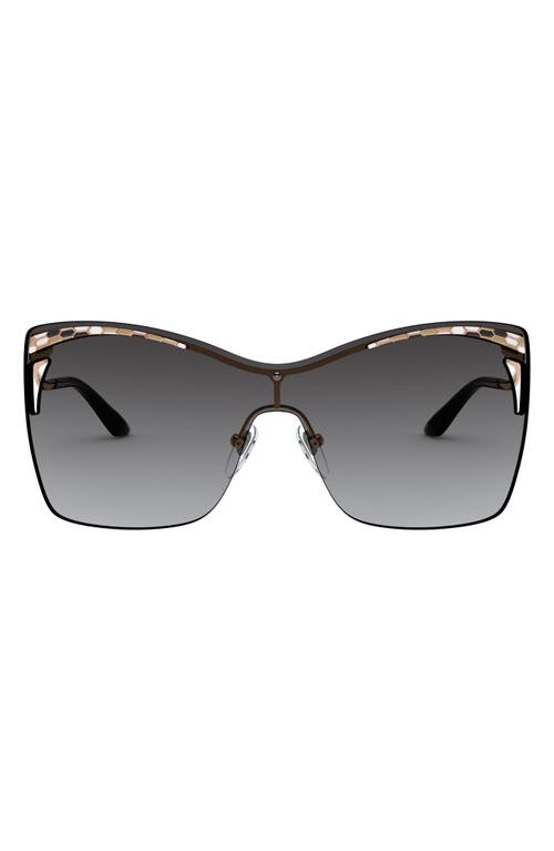 EAN 8056597171694 product image for BVLGARI 40mm Rectangular Sunglasses in Pink Gold/Grey Gradient at Nordstrom | upcitemdb.com