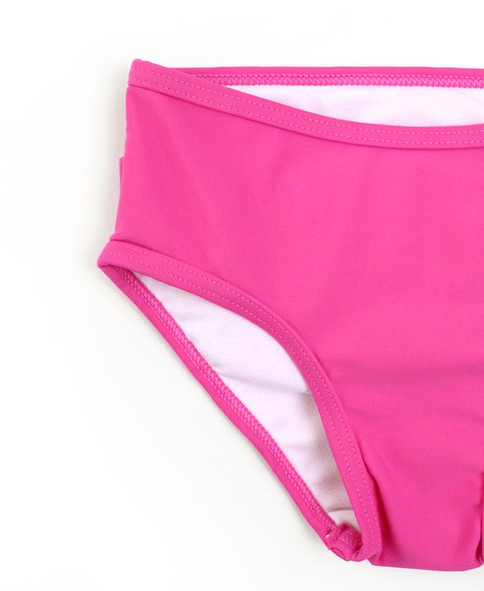 RUFFLEBUTTS RUFFLEBUTTS GIRLS UPF50+ LONG SLEEVE ZIPPER RASH GUARD 2-PIECE