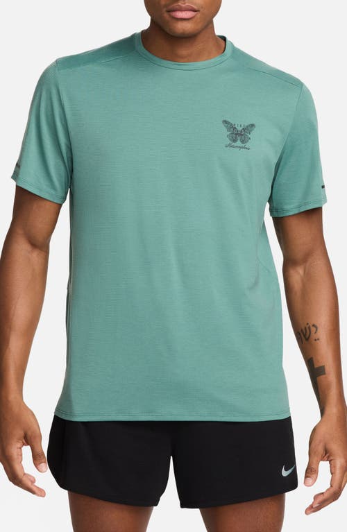 Nike Dri-fit Rise 365 Running Division Running Top In Green