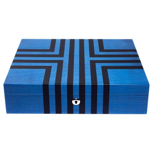 Shop Rapport London Labyrinth Ten Watch Box In Blue